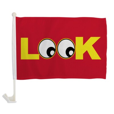 1 Dozen Look 12x16in Single-Sided Dealership Sale Car Window Display Car Flags