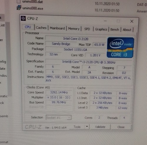 DELL Optiplex 7010 Motherboard 0KRC95 H2 socket 1155 Q77 + 8GB DDR3 + i3 2120 - Photo 6/13