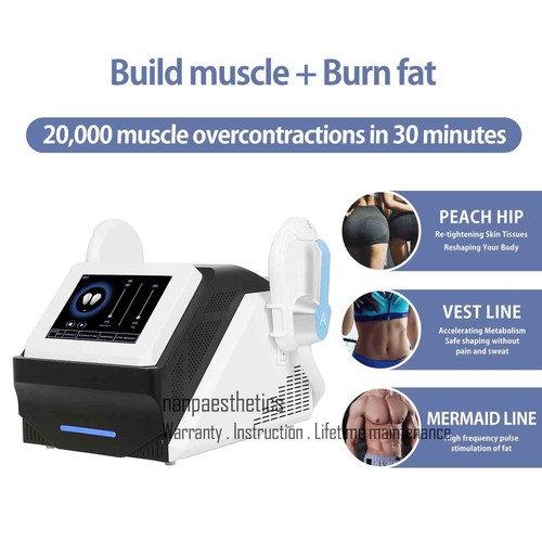 Professional 2 Handles R-F Body Slimming Muscle Building Weight Loss Machine - Picture 37 of 47