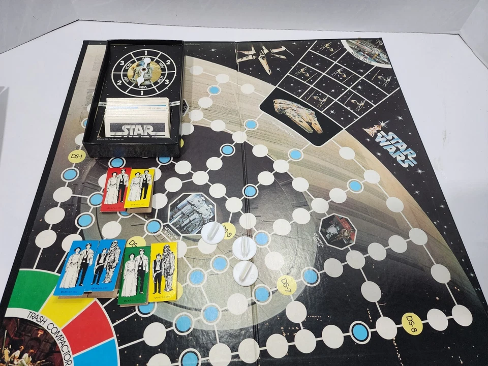Juego de mesa Star Wars Escape From the Death Star Kenner Vintage 1977 Foto 4 de 4