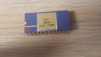 Vintage AMD C8316A Gold & Lila Keramik ROM  