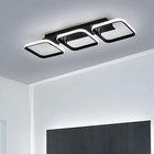 3-Farbige Decken-Lampe Dimmbar LED Deckenleuchte Wohnzimmer Flur Küchen Eingang