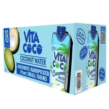 Vita Coco Coconut Water 11.1 fl oz 18 Pack – Natural Hydration Electrolyte Drink