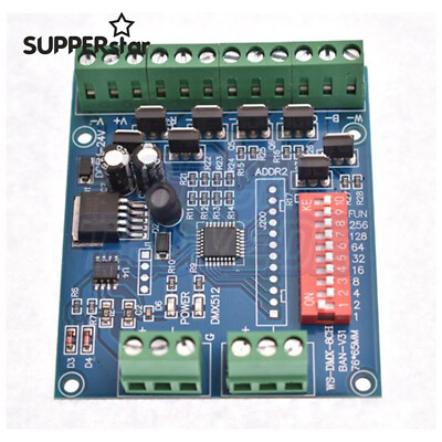 8CH RGBW DMX512 Decoder Controller 2groups RGBW Output DC5V-24V für Led Strip
