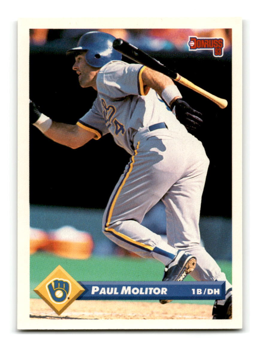 1993-Donruss-#75-Paul Molitor-Milwaukee Brewers