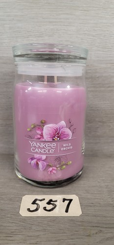 Yankee Candle Wild Orchid 20 oz. Double Wick Luxury Jar New No Label on Bottom - Picture 4 of 4
