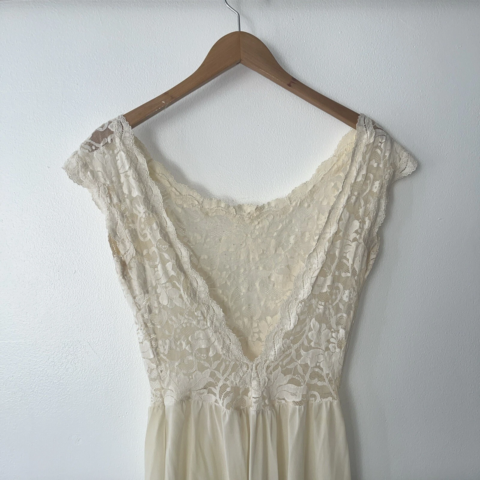 UNDERCOVER abito da sposa vintage victoria secret pizzo lingerie camicia da notte. Piccolo