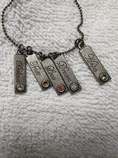 Inspirational Necklace ONE STONE MISSING