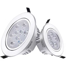Dimmable Recessed LED Ceiling Downlight COB Spotlight Lamp 110V-240V 9/15/21/27W