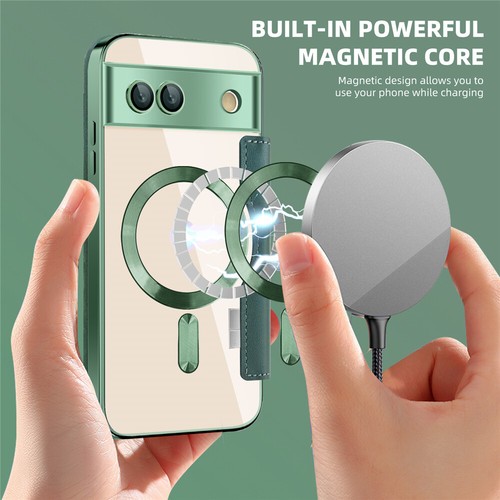 For Google Pixel 9 Pro 8A 7A Shockproof Magnetic Flip Case Card Slot Cover RFID - Picture 3 of 28