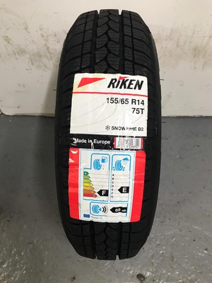1 X 155 65 R14 Riken Michelin Snow Time B2 75t 155 65 14 One Tyre Ebay