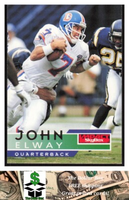 broncos tackle box 1995 SkyBox Impact #42 John Elway - Denver Broncos