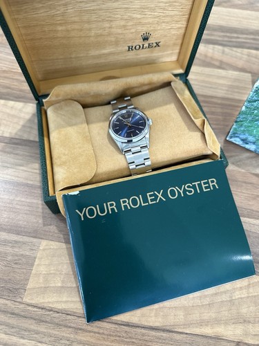 Rolex Air-King 14000M - 34mm - Blue Sunburst 369 Dial - Automatic Watch - Picture 6 of 9