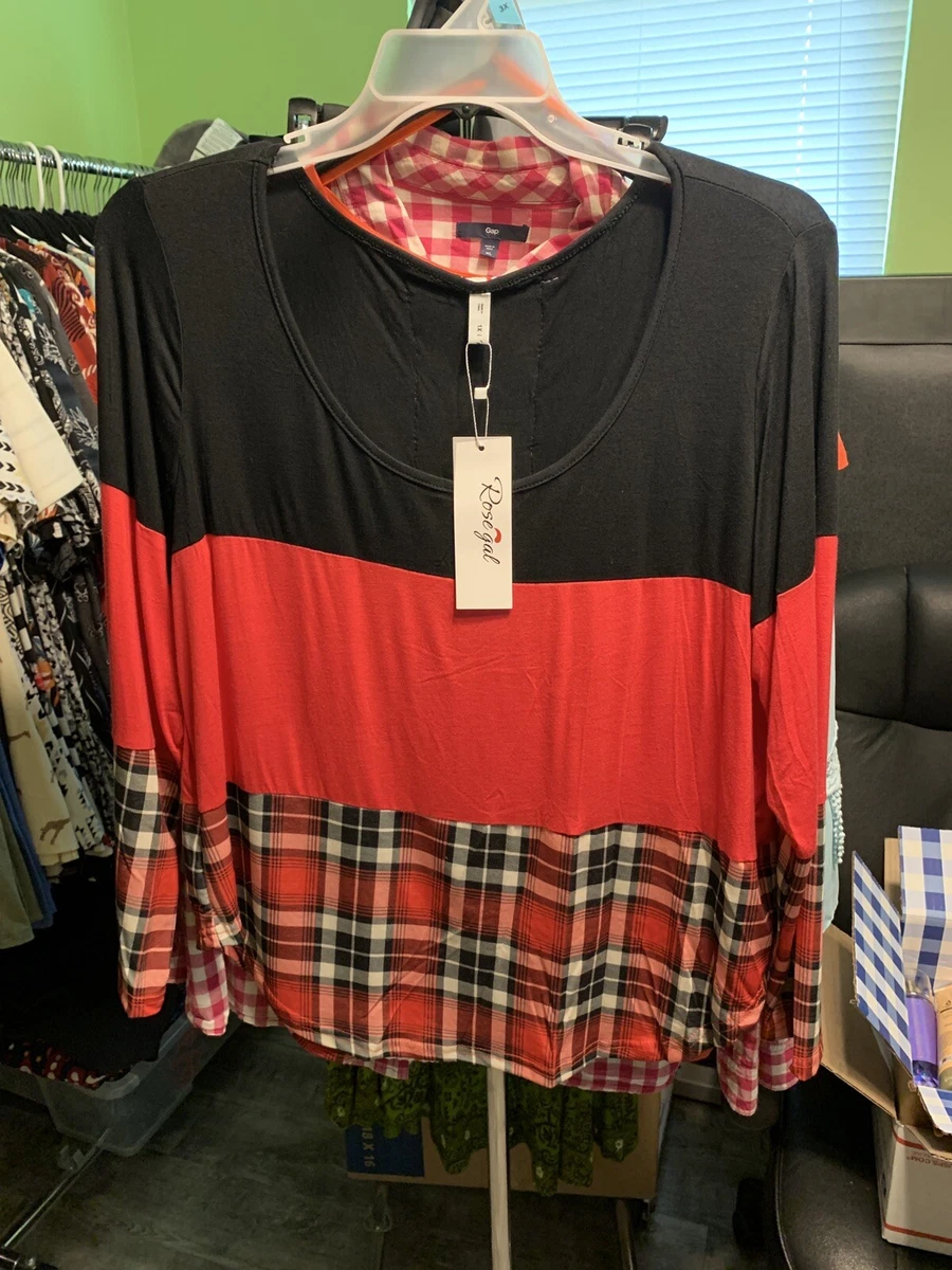 rosegal plus size tops