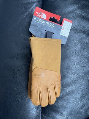 The North Face Leather IL Solo Timber Tan Gloves Size XS BRAND