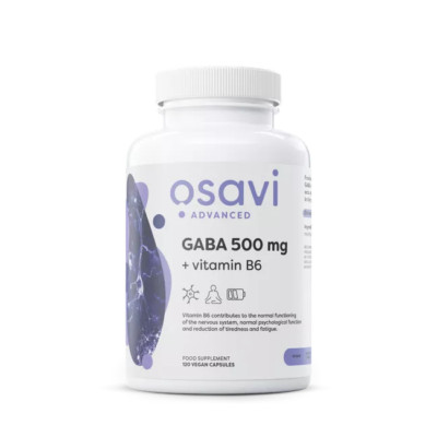Osavi GABA 500mg + Vitamin B6 - 120 vcaps