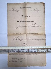 Document 1868 Manuscript Many S. - Nesselr&ouml;den Herleshausen Netra Ringgau No. 6
