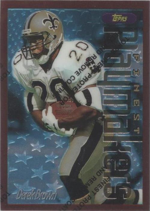 1996 Topps Finest Derek Brown #49 - 1 of 2