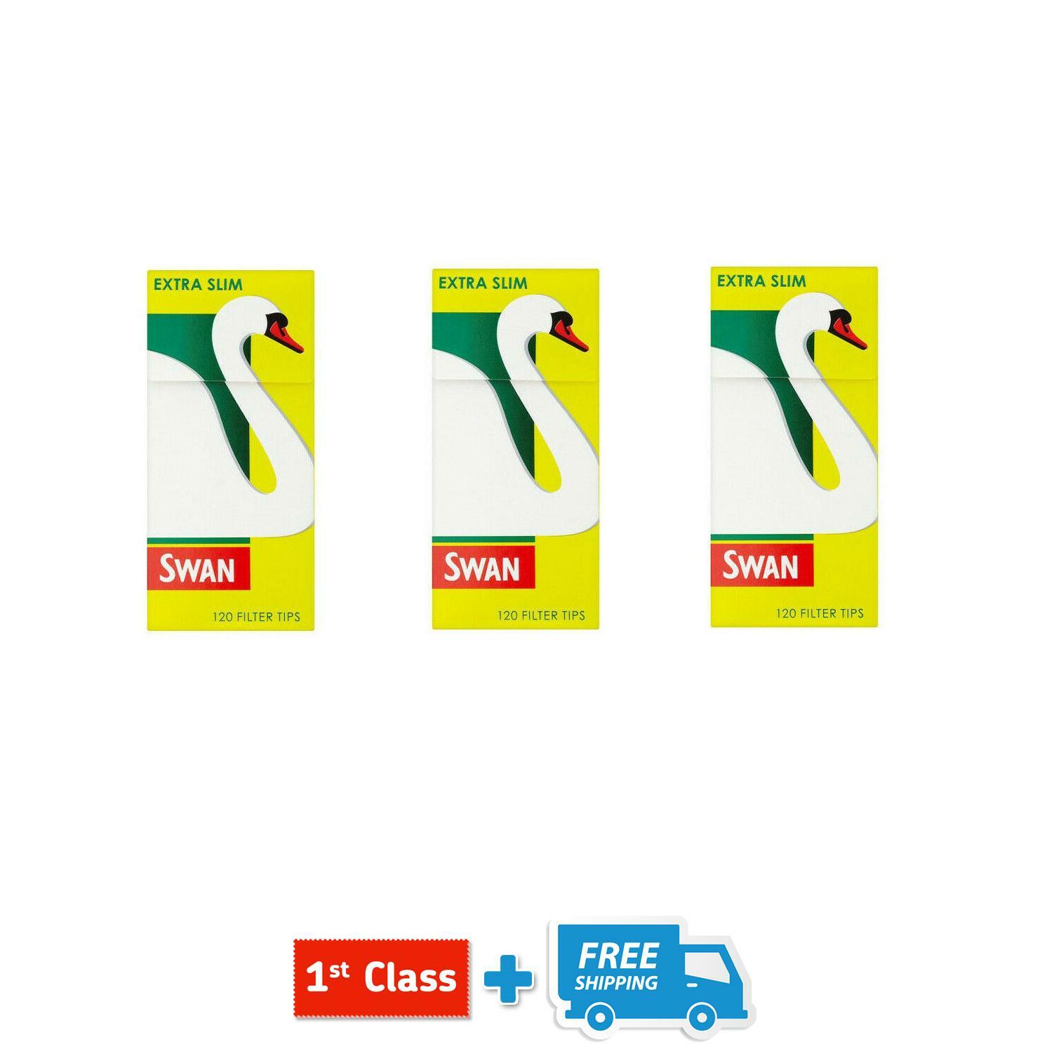 SWAN EXTRA SLIM PRE CUT CIGARETTE FILTER TIPS PACK OF 1 5 10 20 x 120