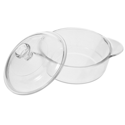 Bowl Fruit with Lid Serving Glass Bowls for Kitchen Salad Lunch