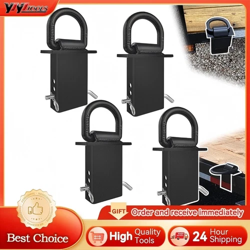 Stake Pocket D Rings 4Pcs 18000lbs Tie Down for Utility Trailers and Flatbeds