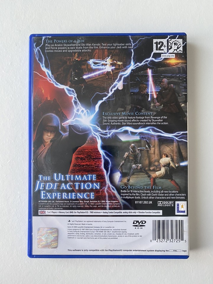 Star Wars Episode III Revenge of the Sith PS2 Game Free UK