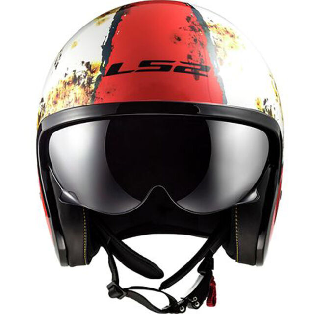 LS2 Helmets Open Face Spitfire Helmet X-large Matte Red for sale 