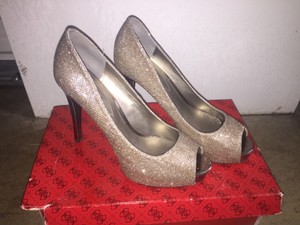 rose gold guess shoes