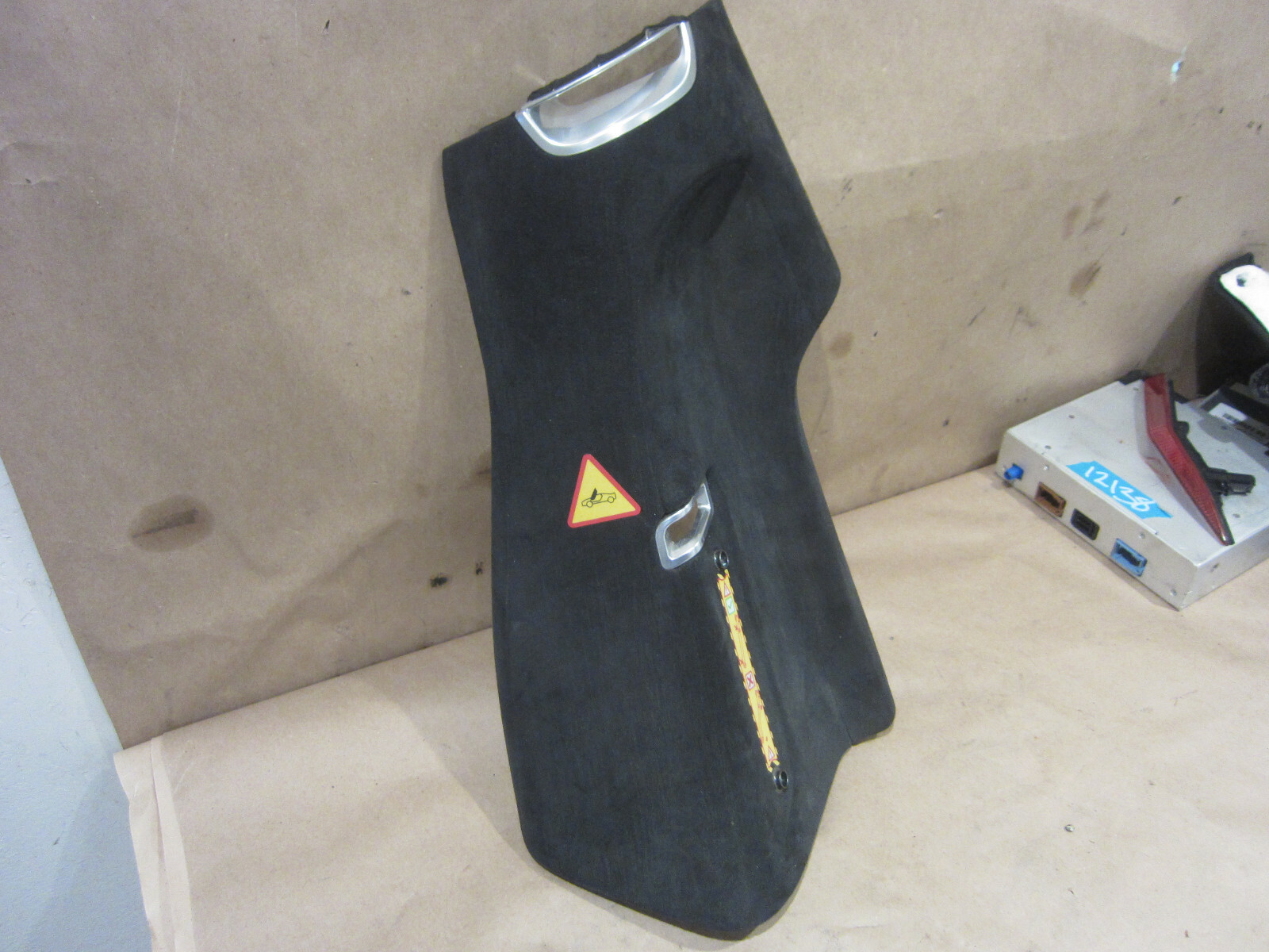 McLaren 570S - RH Seat Belt Side Cover Panel - Black Suede - PN 13N0727CP