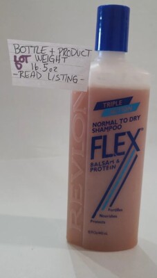 Revlon Flex Balsam Protein Normal To Dry Shampoo Bottle Vintage Movie Prop Old