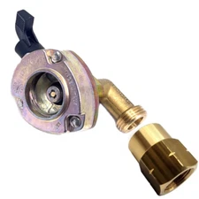 patio gas lpg gpl propane Bottle 27mm clip on to STANDART UK POL 5/8" 