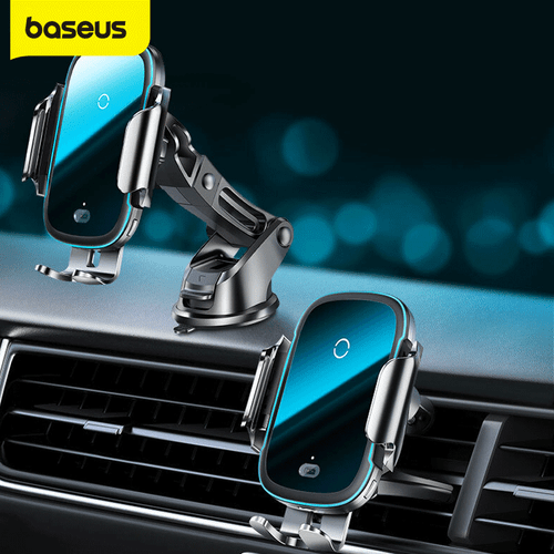 Baseus Auto Ladegerät 15W Qi Wireless Charger KFZ Infrarot Automatik Halterung
