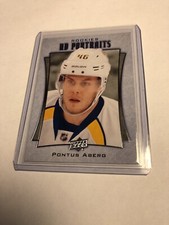 2016-17 UD Series 2 Pontus Aberg Rookies Portraits P-62 RC