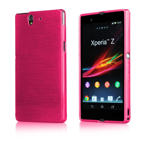 Funda IN TPU Efecto Metálico Fucsia Para sony Z / L36h/C660X/C660 | eBay