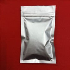 Silver Pure  Pouches Mylar for Zip Bag Food Grade Lock Packaging