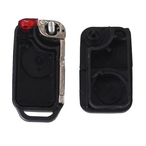 1 Buttons Flip Remote Key Shell Case Fob For Mercedes Benz W124 W202 S500 SL500 - Foto 5 di 5