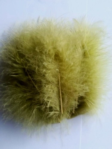 20 PACK OF MARABOU FEATHERS-CHOICE OF COLOURS AVAILABLE-FLY TYING - CARD MAKING - 第 22/39 張圖片