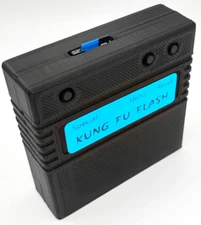Kung Fu Flash Commodore 64 Cartridge + Black Case + 32GB SD Card USA C64 / 128