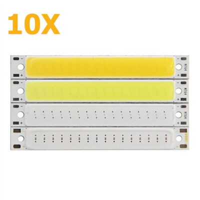 10X Led Streifen Licht 3w Leiste Strips Diy Lichter Blau Narrow Cob 3v Rot 6000k