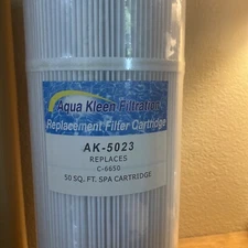 Aqua Kleen Filtration Replacement Cartridge filter AK-5023 Replaces  c-6650 spa