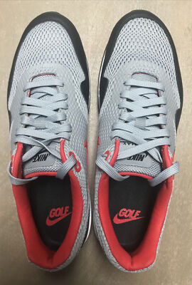 Nike Air Max 1 Grey/Black/White/Red Golf Shoes CI7576-002  display picture 2