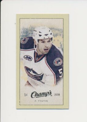 2009-10 UD Champ's #346 FEDOR TYUTIN - Columbus Blue Jackets