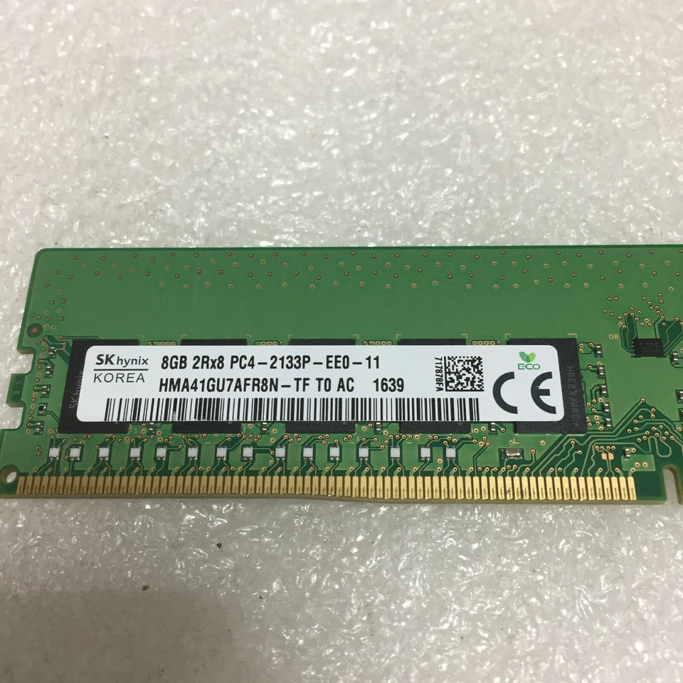 SK Hynix 8GB PC4-2133P- 2RX8 ECC UDIMM SERVER Memory HMA41GU7AFR8N-TF FREE S/H - Image 2 of 3