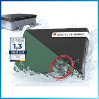 Poolabdeckung Rechteckig 549X274 Cm 2-In-1 Sommer Winter Solarplane 200G/M²
