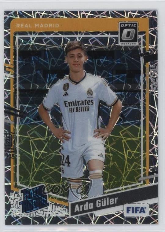 2023 Panini Donruss FIFA Optic Rated Rookie Velocity Prizm Arda Guler #184 06g1