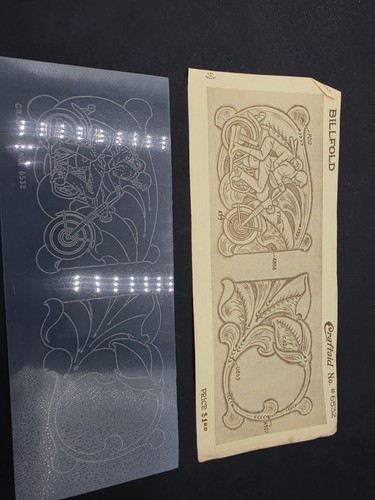 Vintage Craftaid Leather Template No. 6532