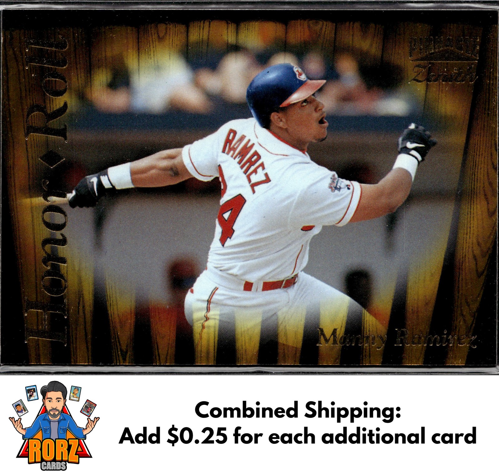 1996 Zenith #142 Manny Ramirez Cleveland Indians