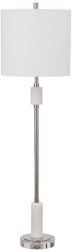 Uttermost Sussex Polished Nickel Buffet Table Lamp - Picture 2 of 7