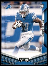 2019 Playoff #282 Ty Johnson RC Rookie Card. rookie card picture