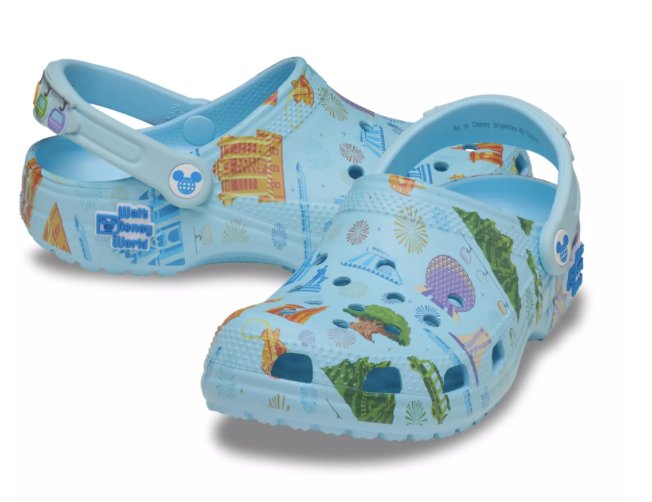 Disney Parks Walt Disney World Blue Clogs for Adults by Crocs M6